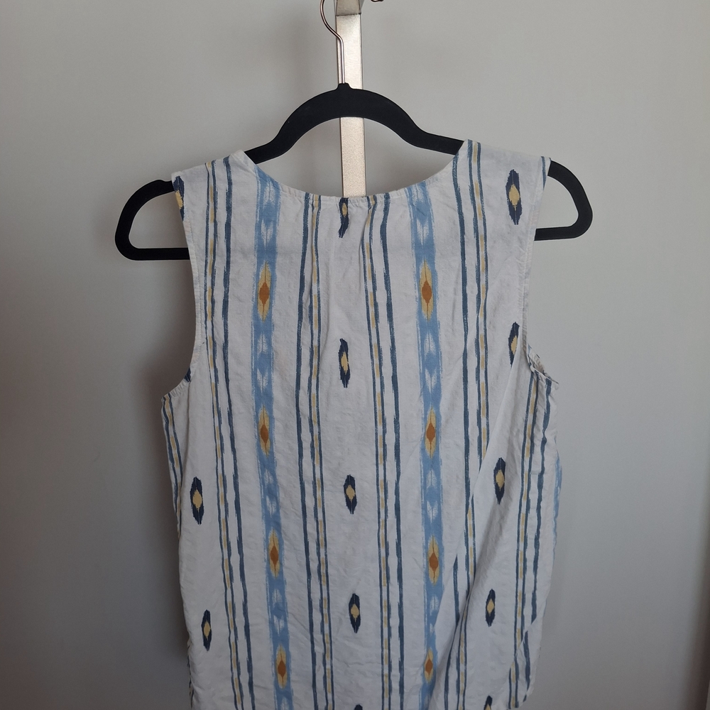 Sonoma Blue and Yellow‎ Striped Tank Top - Picture 4 of 5